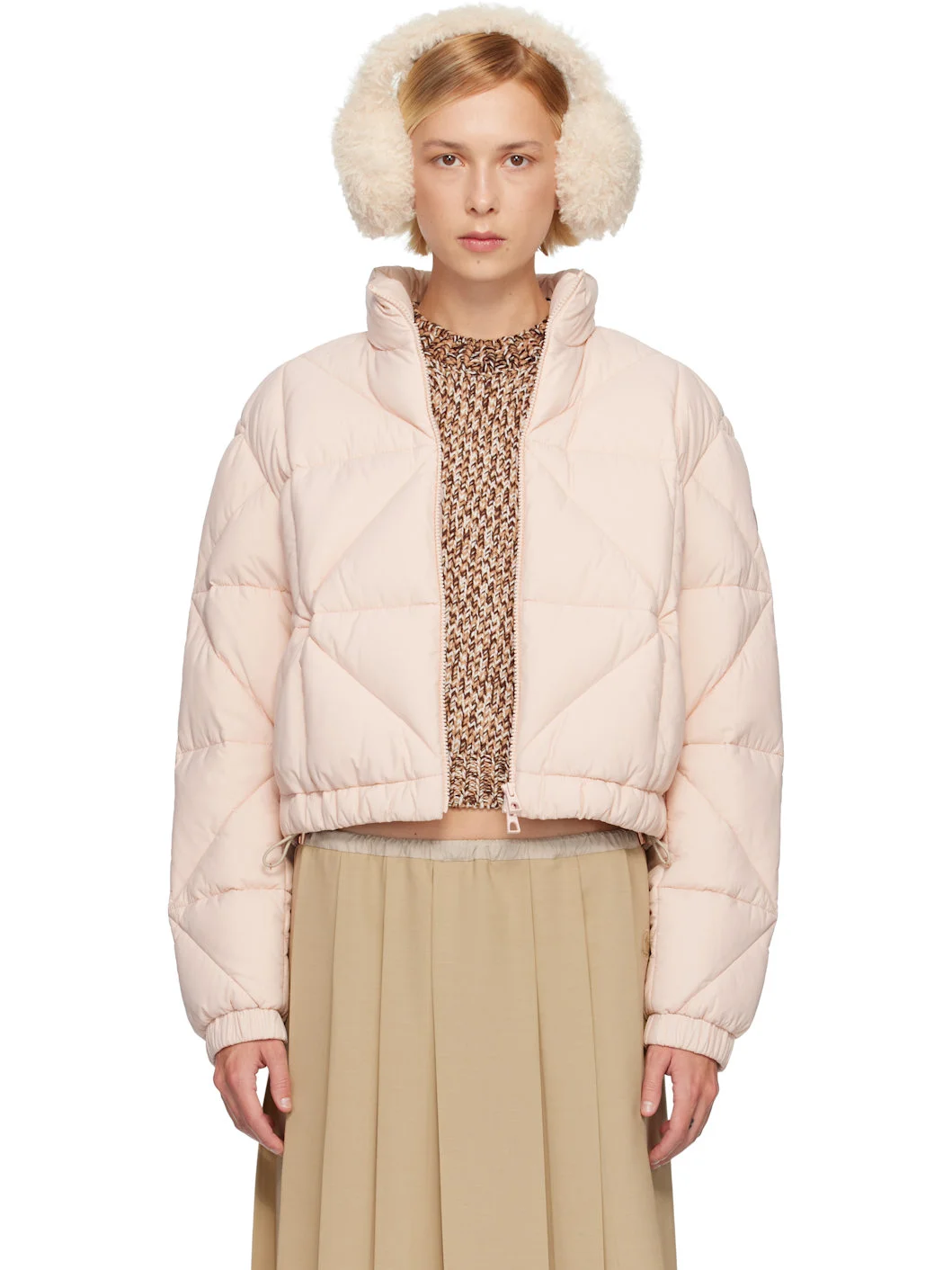 Pink Anafi Down Jacket - 1