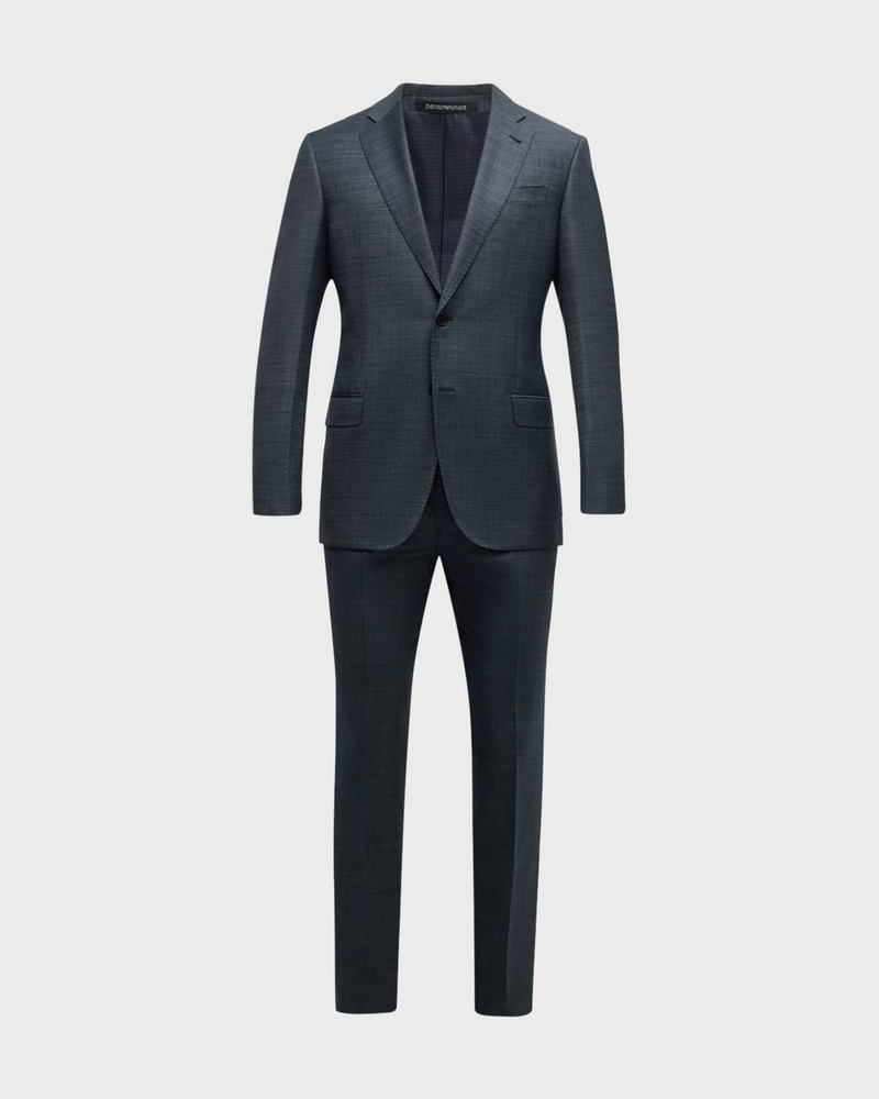 Men & apos;s Textured Wool Classic Fit Suit 1