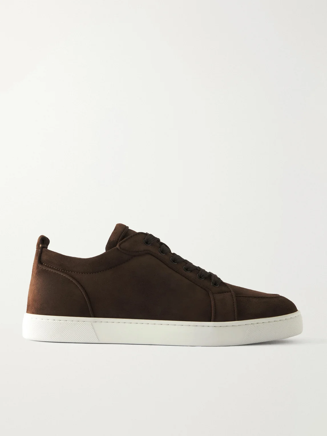 Rantulow Grosgrain-Trimmed Suede Sneakers - 1
