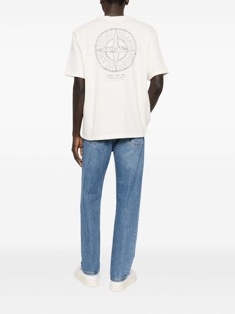 Stone Island lettering T-shirt outlook