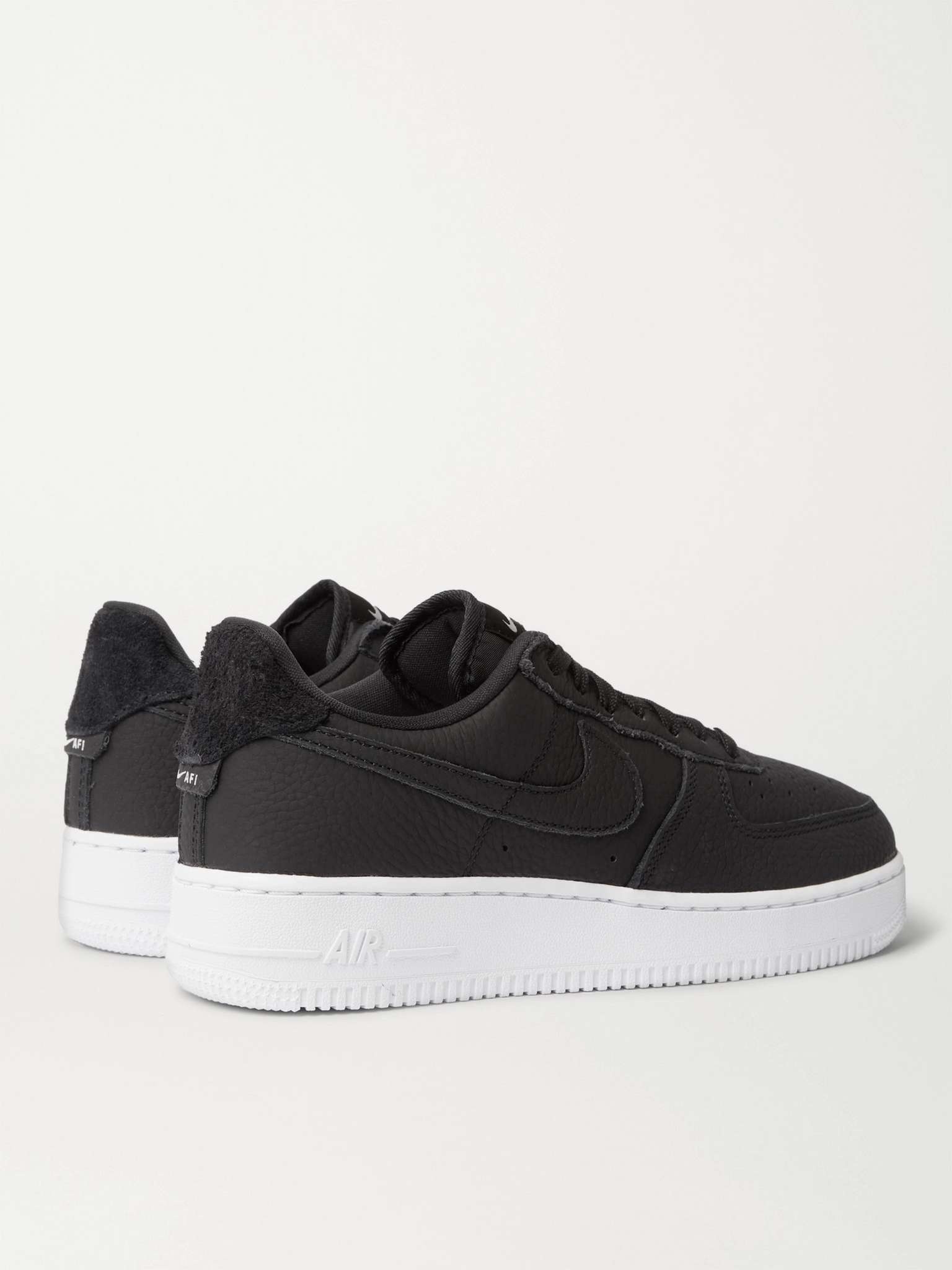 Air Force 1 07 Suede-Trimmed Leather Sneakers - 5