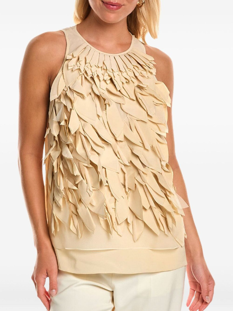 pleated petals blouse 1