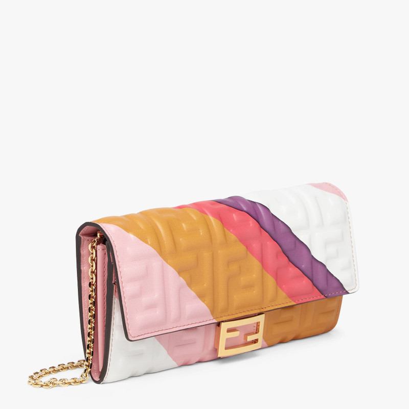 FENDI White nappa leather wallet outlook