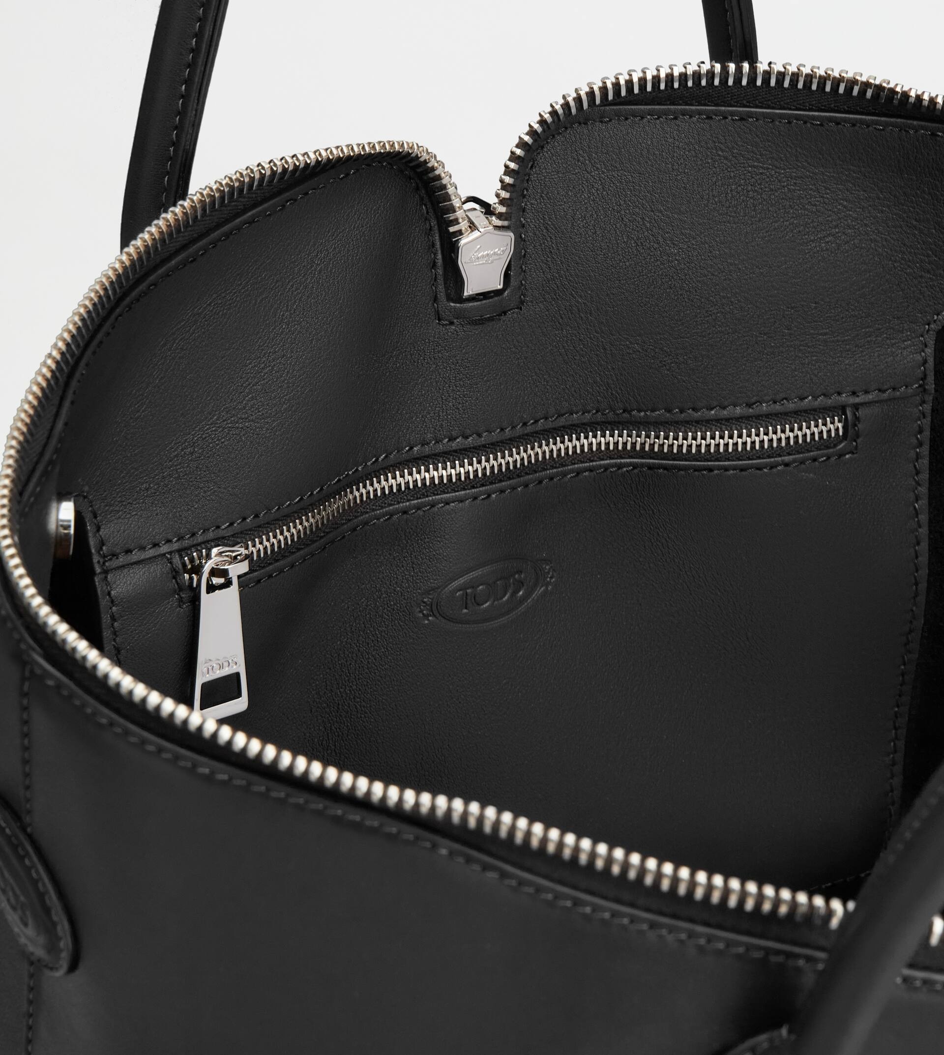 TOD'S DI BAG SWING IN LEATHER MEDIUM - BLACK - 7