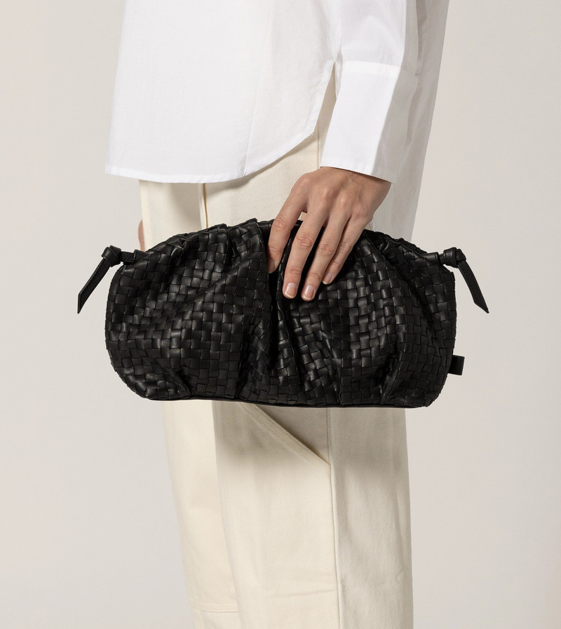GIGI WOVEN CROSSBODY | BLACK 4