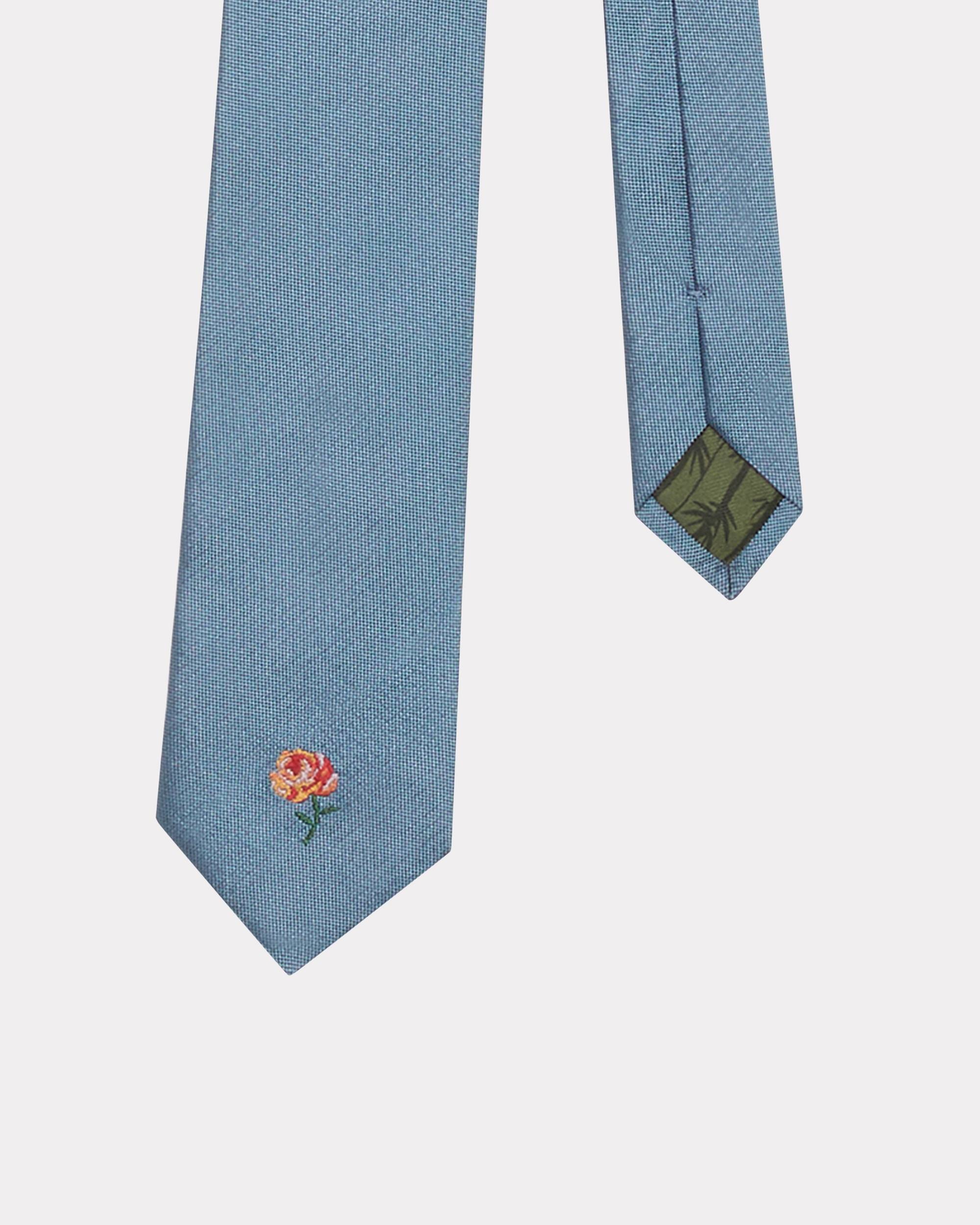 'Pixel Rose' silk tie - 2