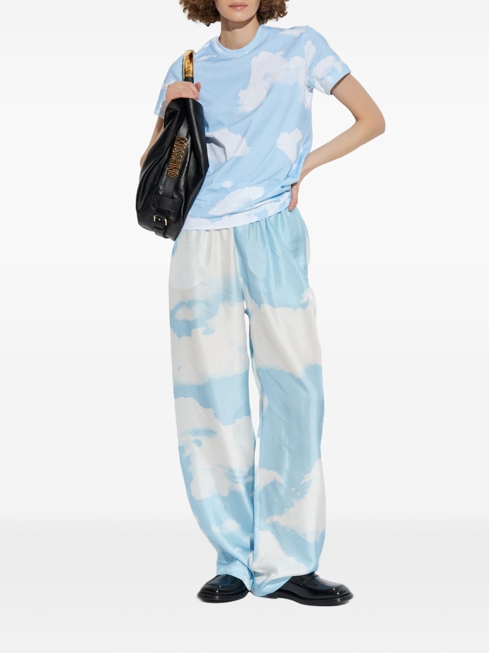 cloud-print T-shirt - 2