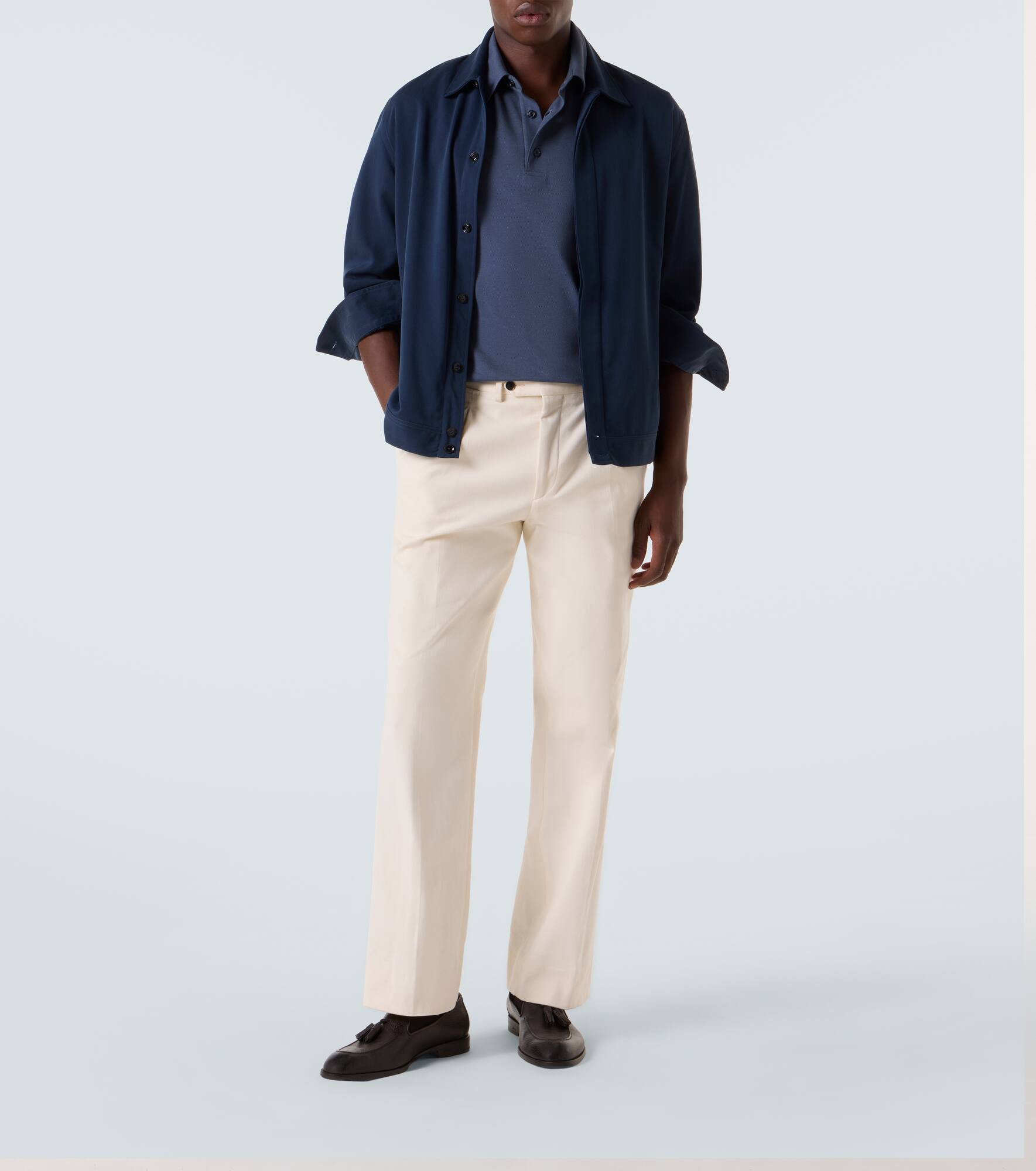 Cotton piqué polo shirt - 2