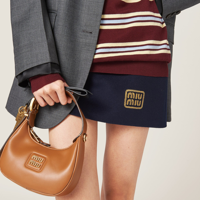 Velour miniskirt 4