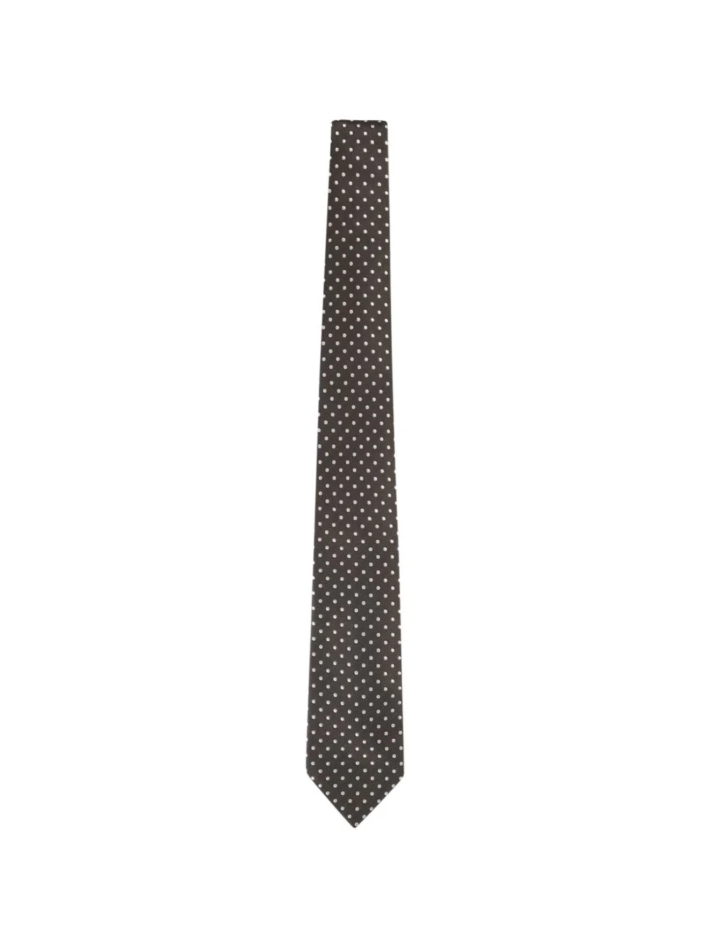 polka dot-print tie - 1