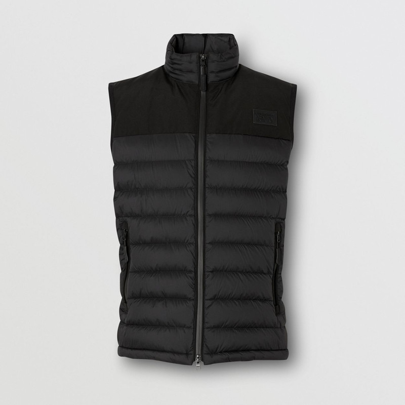 Logo Appliqué Lightweight Puffer Gilet 1