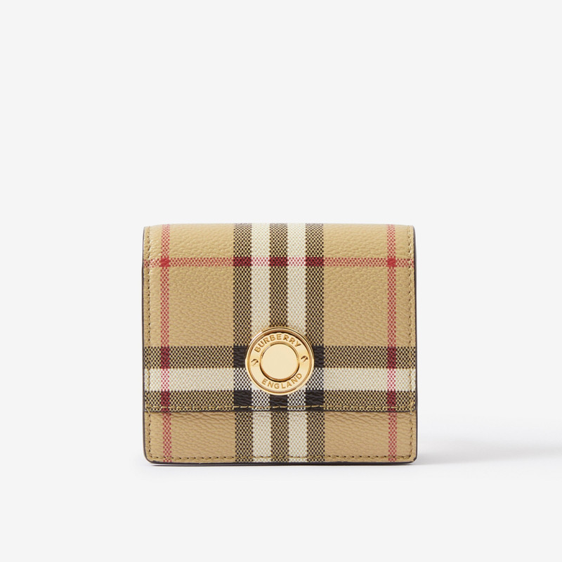 Check Small Folding Wallet 1