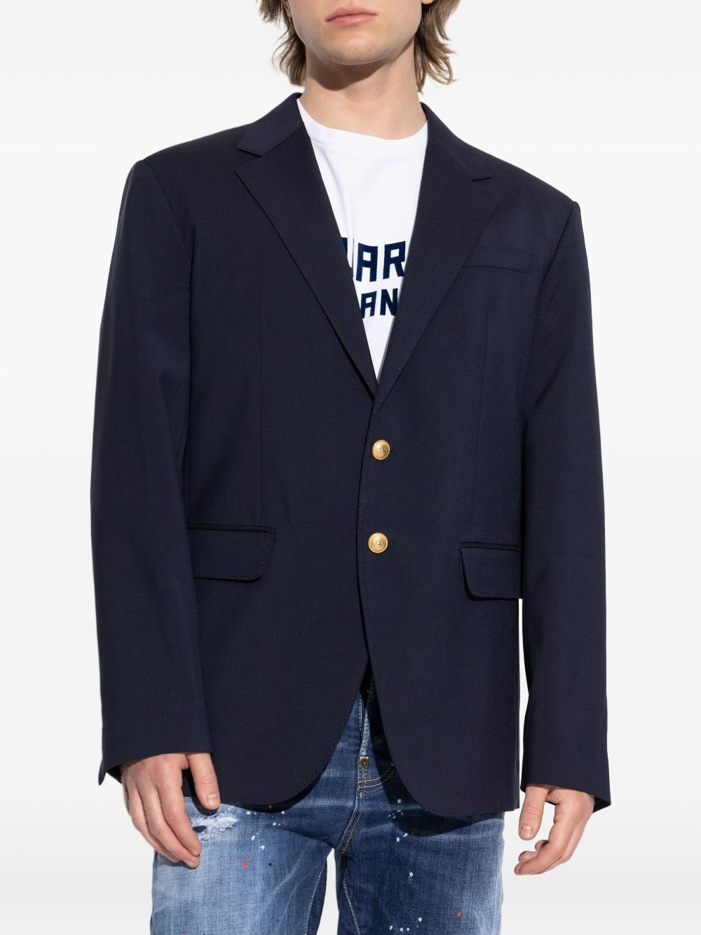 single-breasted blazer - 3