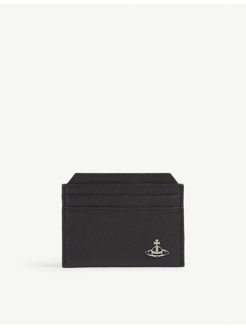 Milano grained leather card holder - 1