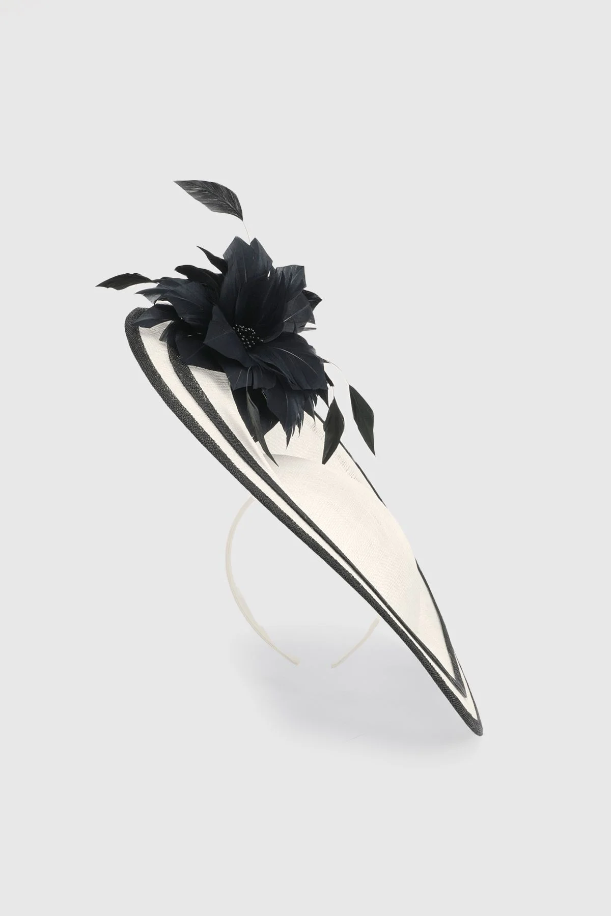 Flower Trim Detail Fascinator - 1
