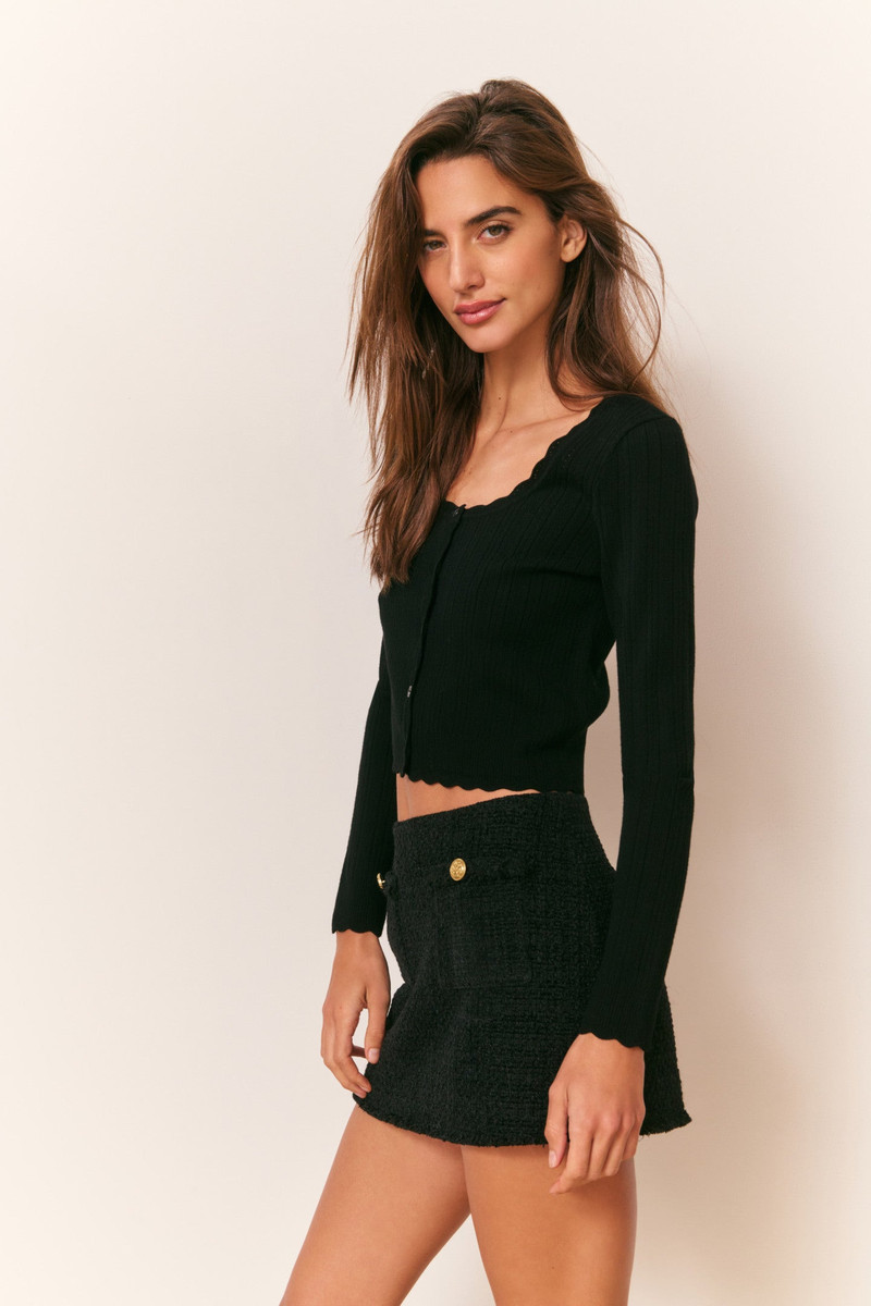 Martti Stretch Pointelle Cardigan 4