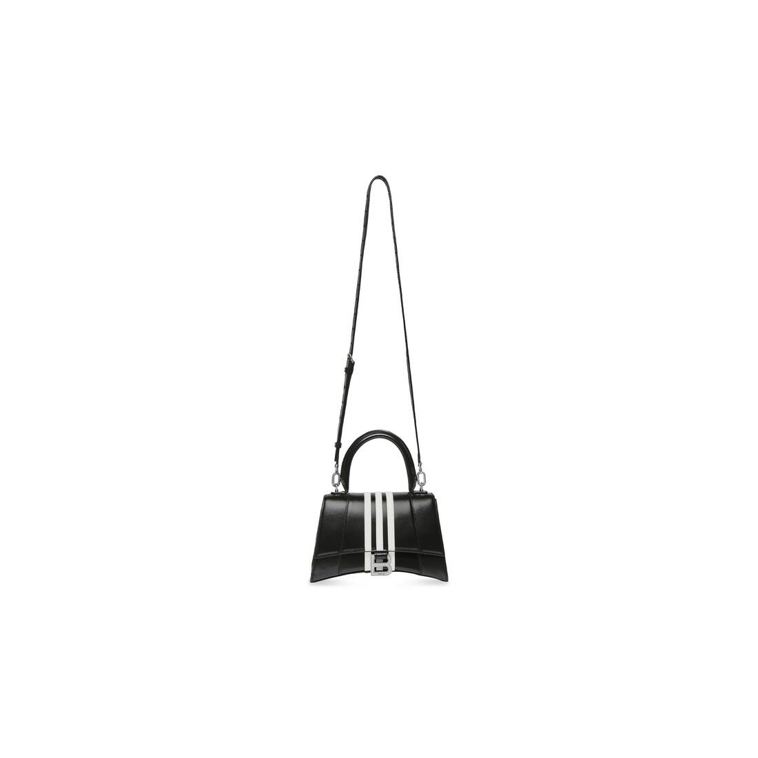 Women's Balenciaga / Adidas Hourglass Small Handbag In Box in Black - 9
