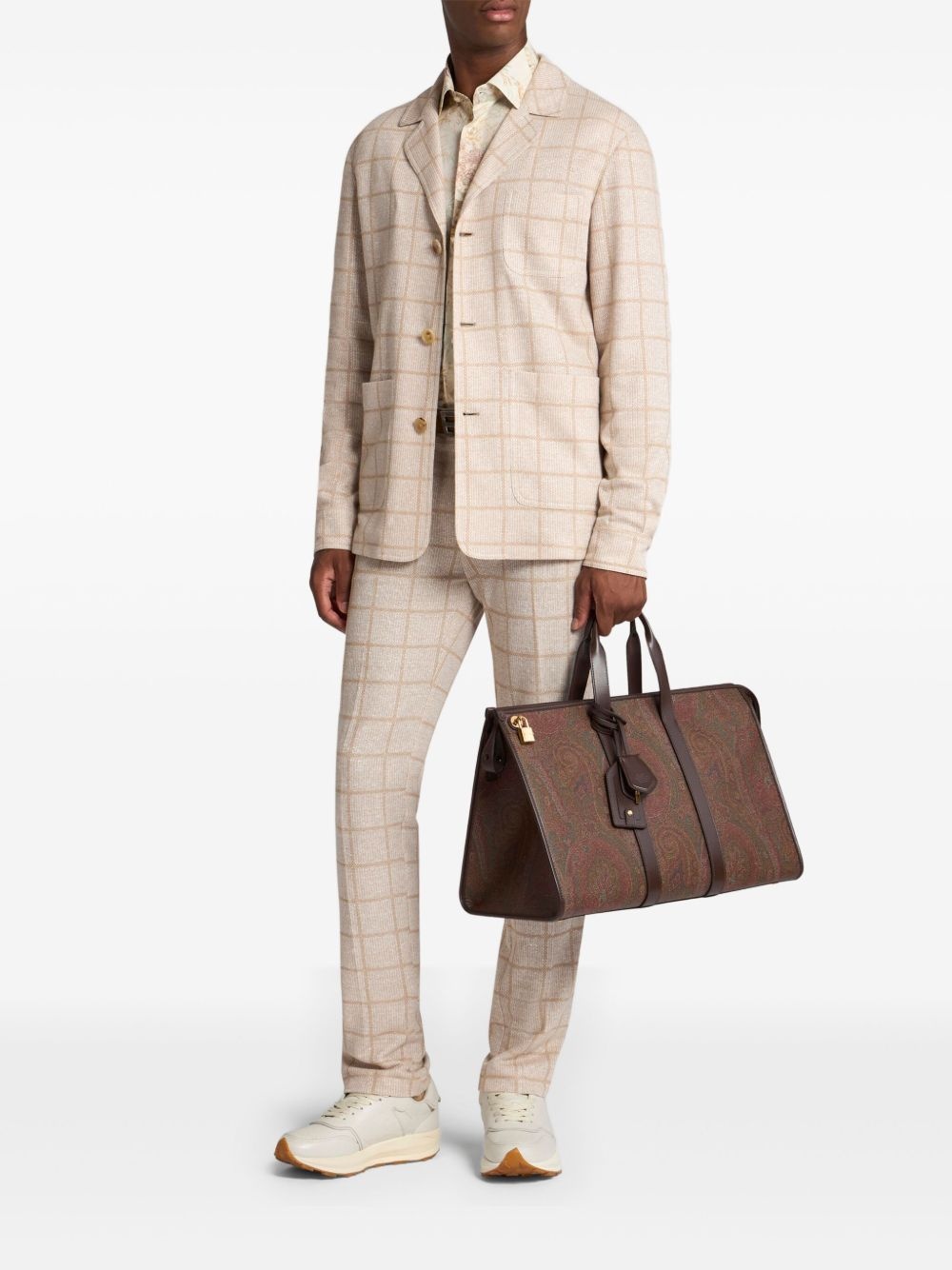 check pattern shirt jacket - 2