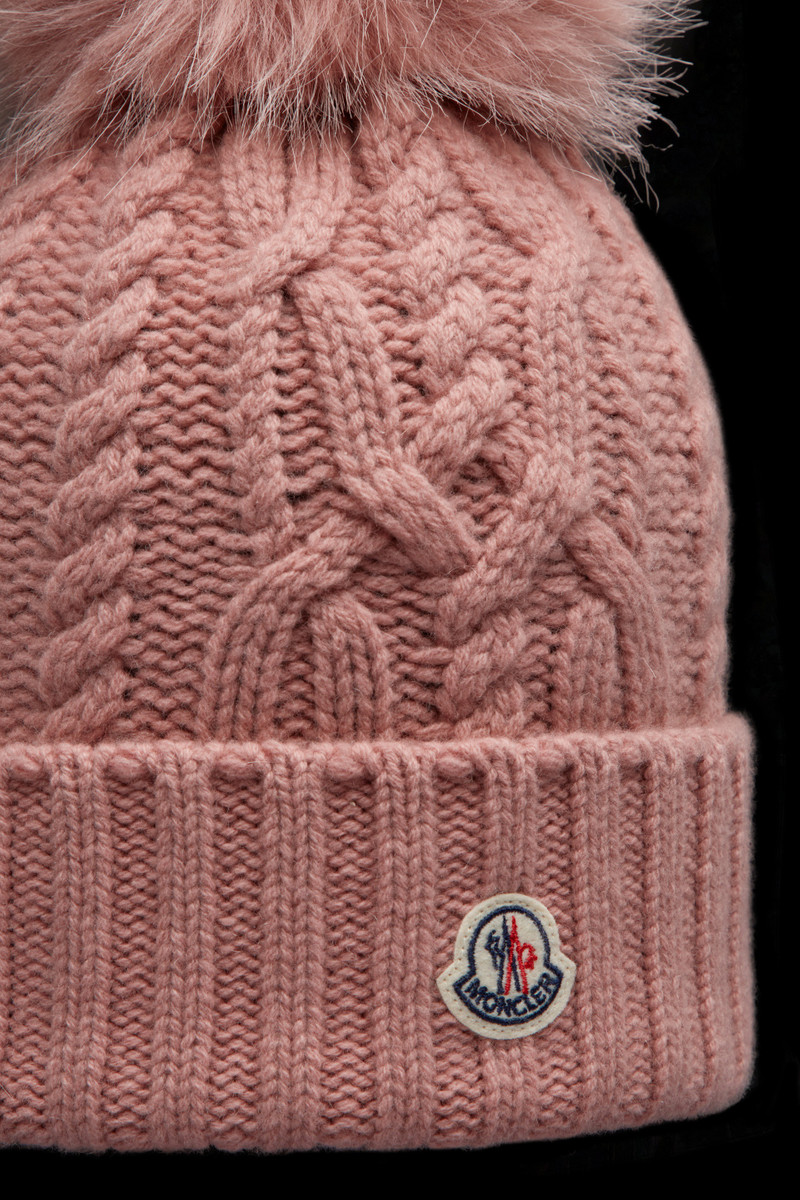 Cashmere Blend Beanie With Pom Pom 3
