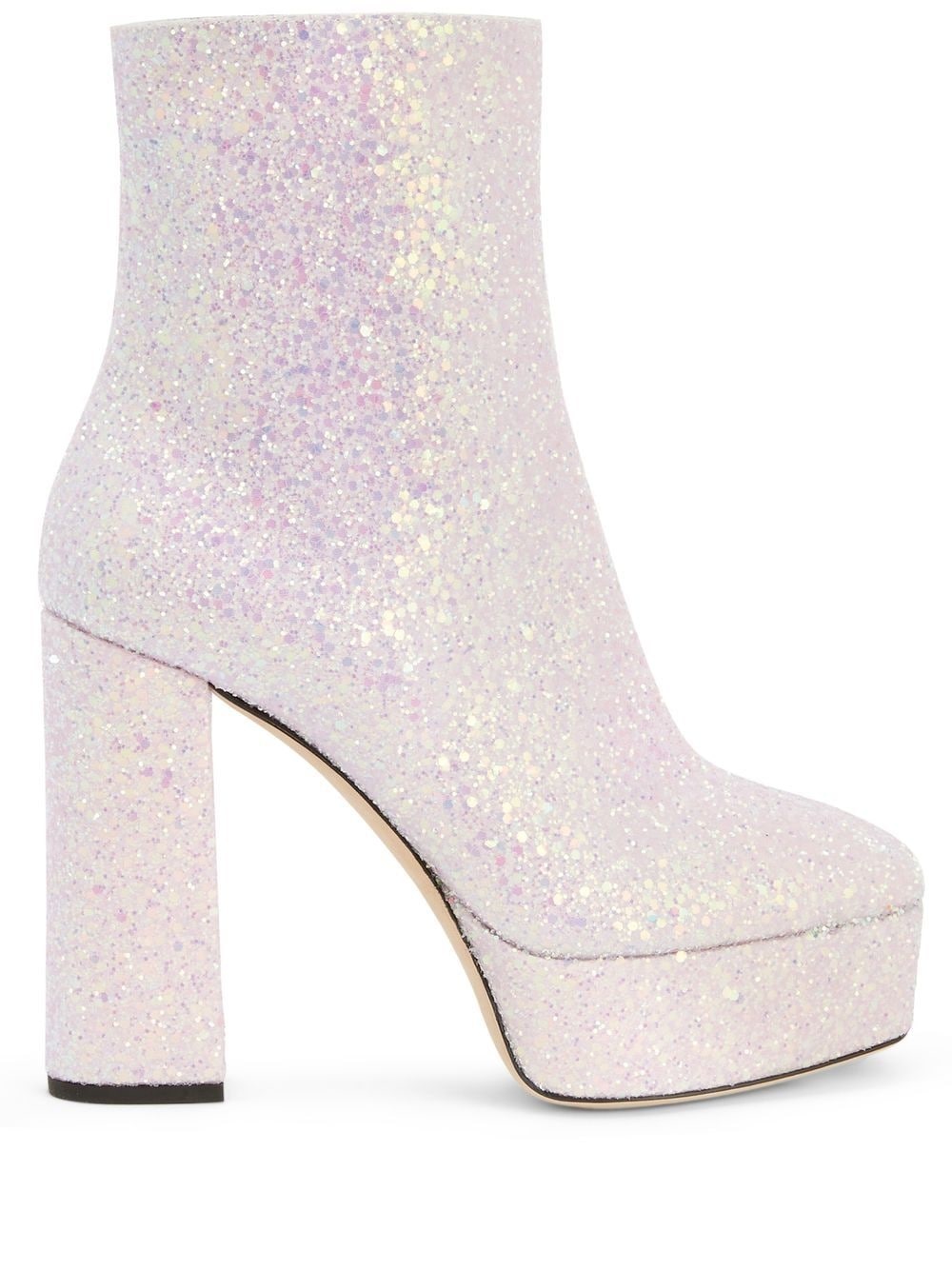 glittered platform boots - 1