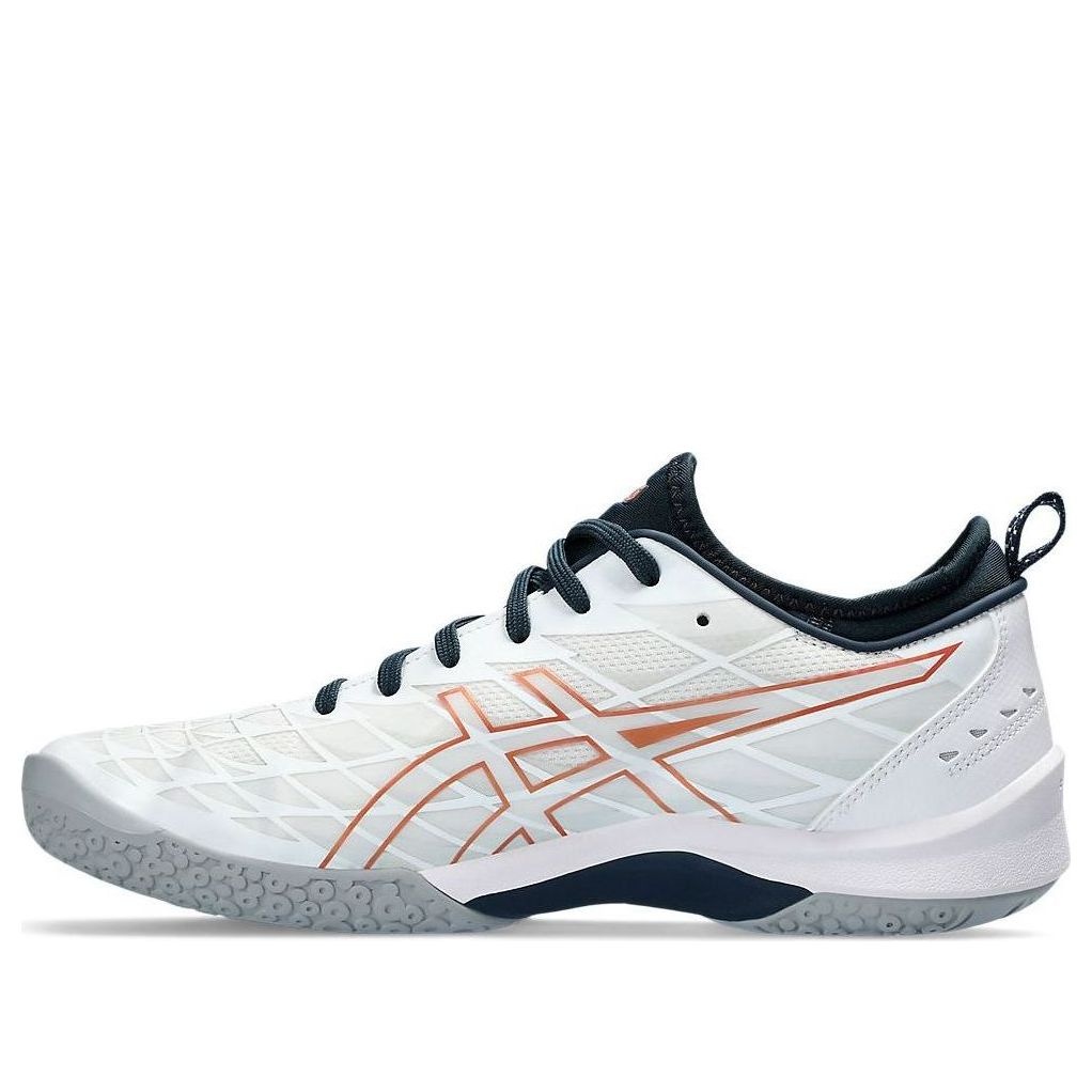 ASICS Blast FF 3 Badminton Shoes 'White Pure Bronze' 1073A069-960 - 1