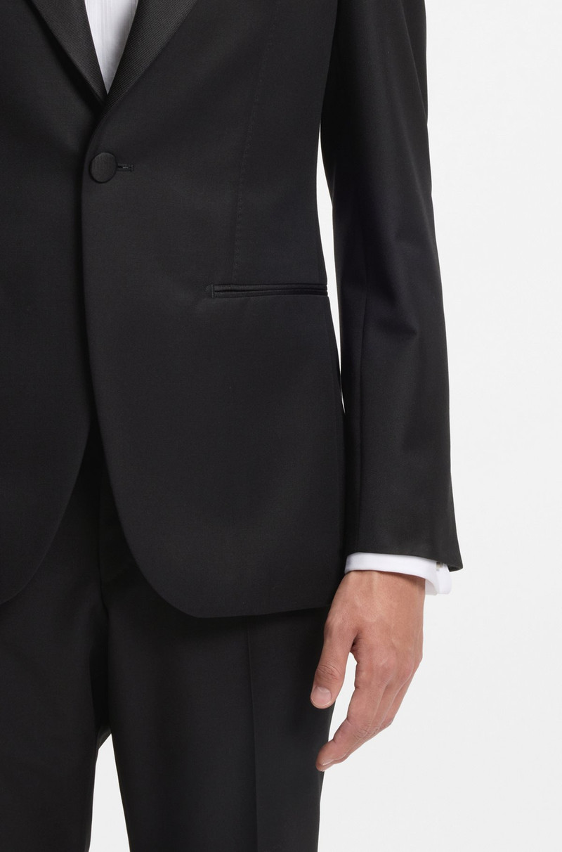 TWO-PIECE SLIM-FIT TUXEDO SUIT BLENDED WITH SILK 5