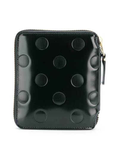 Comme Des Garçons dot detail zipped wallet outlook