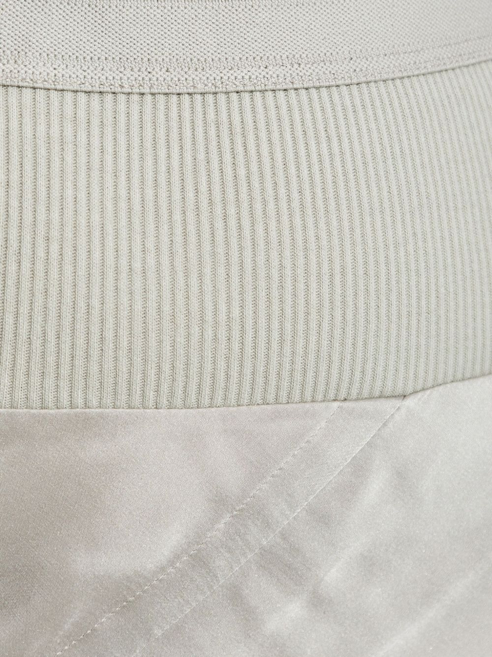 ribbed-waistband skirt - 5
