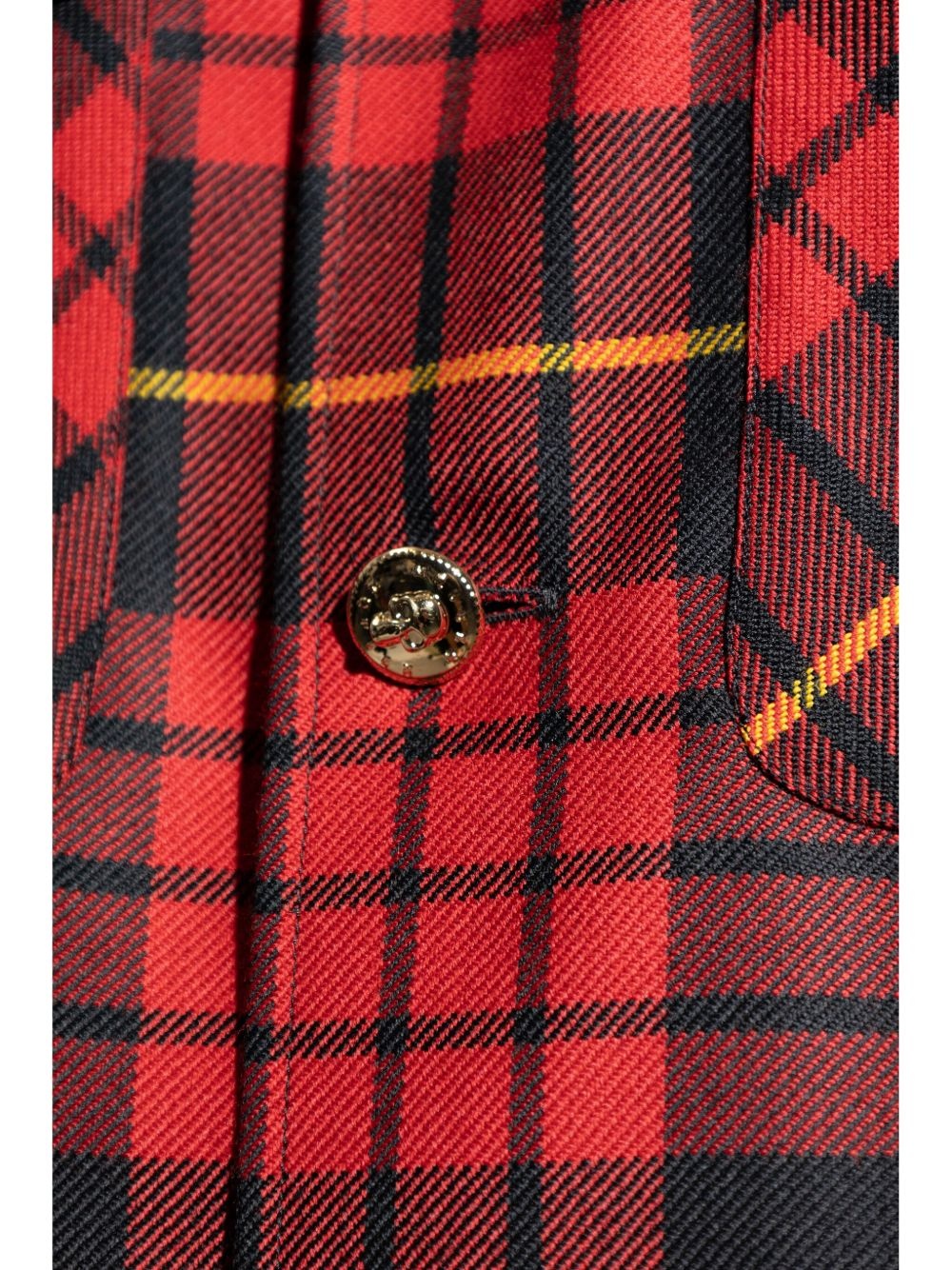 distressed Macqueen tartan shirt - 5