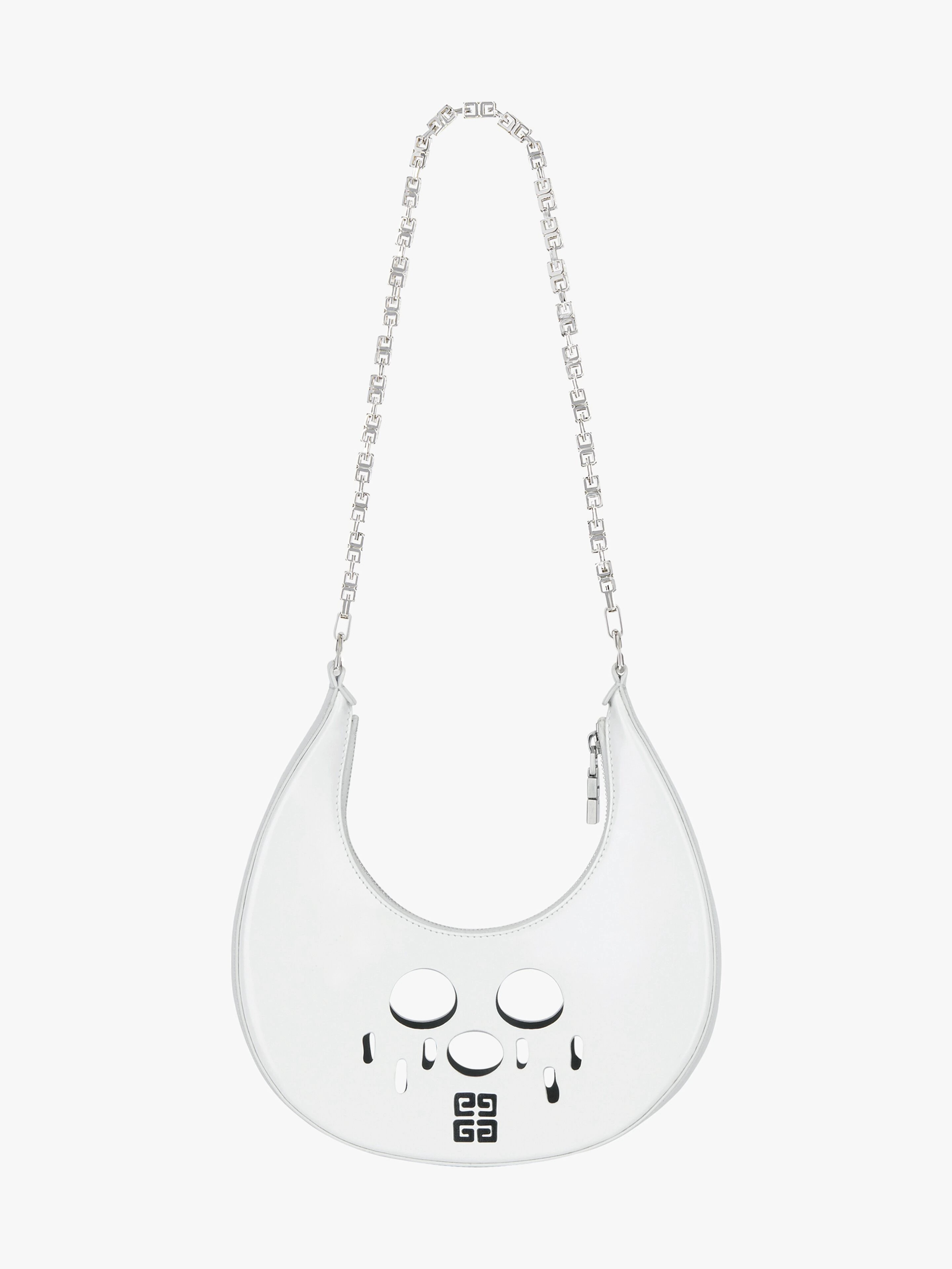HOBO BAG IN CUT OUT LEATHER - 4