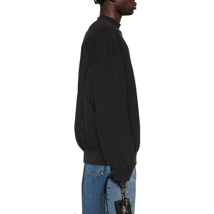 Balenciaga Real Balenciaga Crewneck Sweatshirt 'Black' 652981TIVA21000 - 5