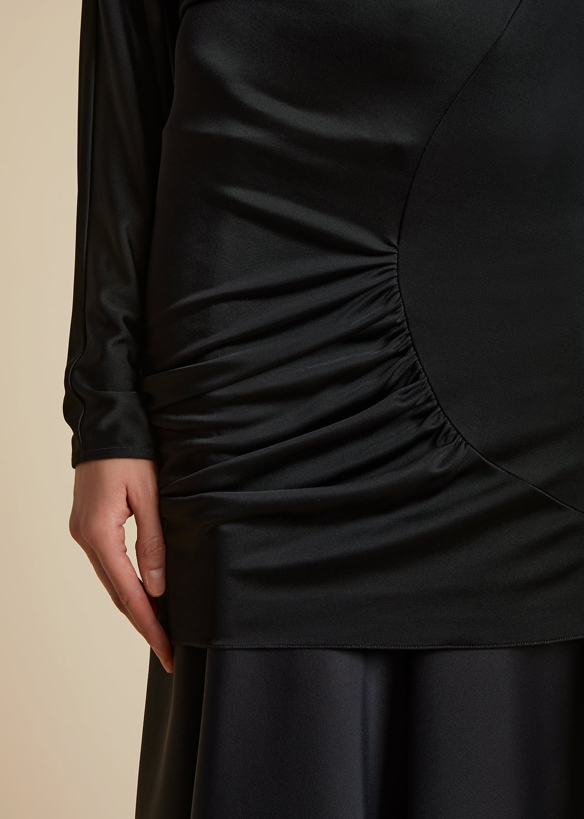 KHAITE The Ciro Top in Black REVERSIBLE