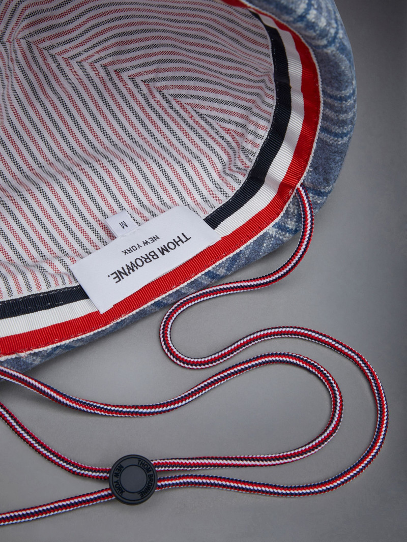 Prince of Wales Flannel Turn Back Bucket Hat 5