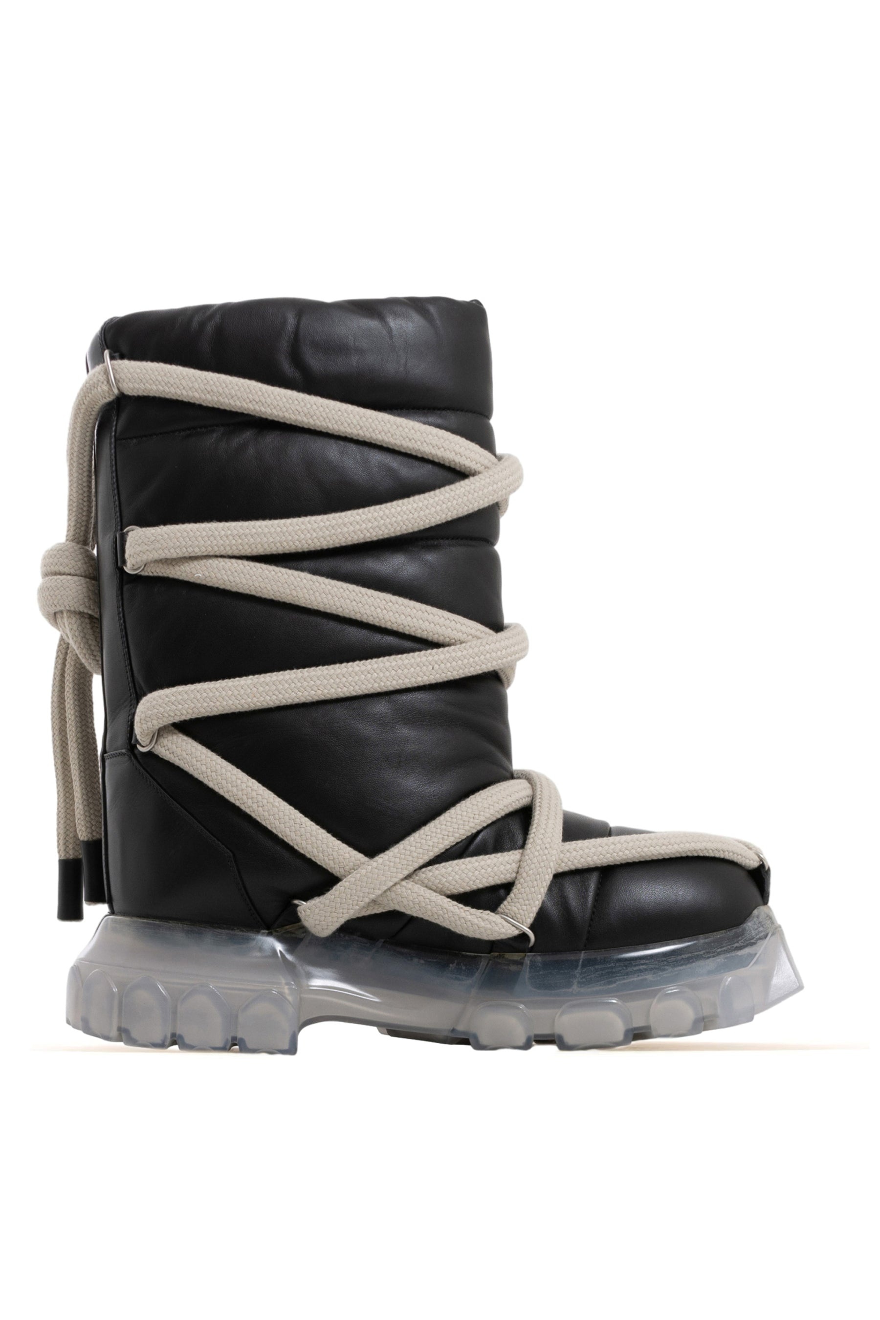 Rick Owens LUNAR TRACTOR / BLACK/CLEAR | REVERSIBLE