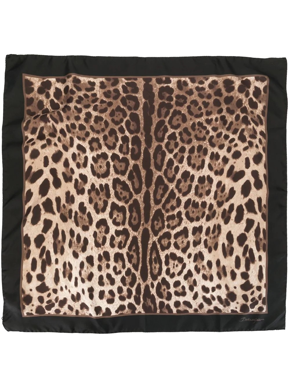 leopard print scarf - 3