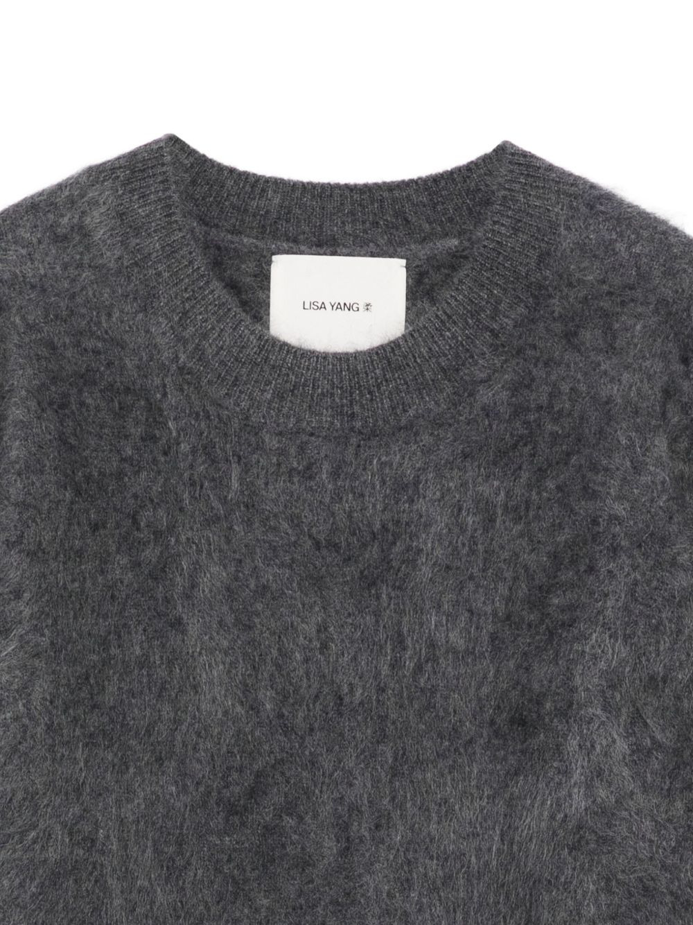 puff-sleeve mohair sweater - 3