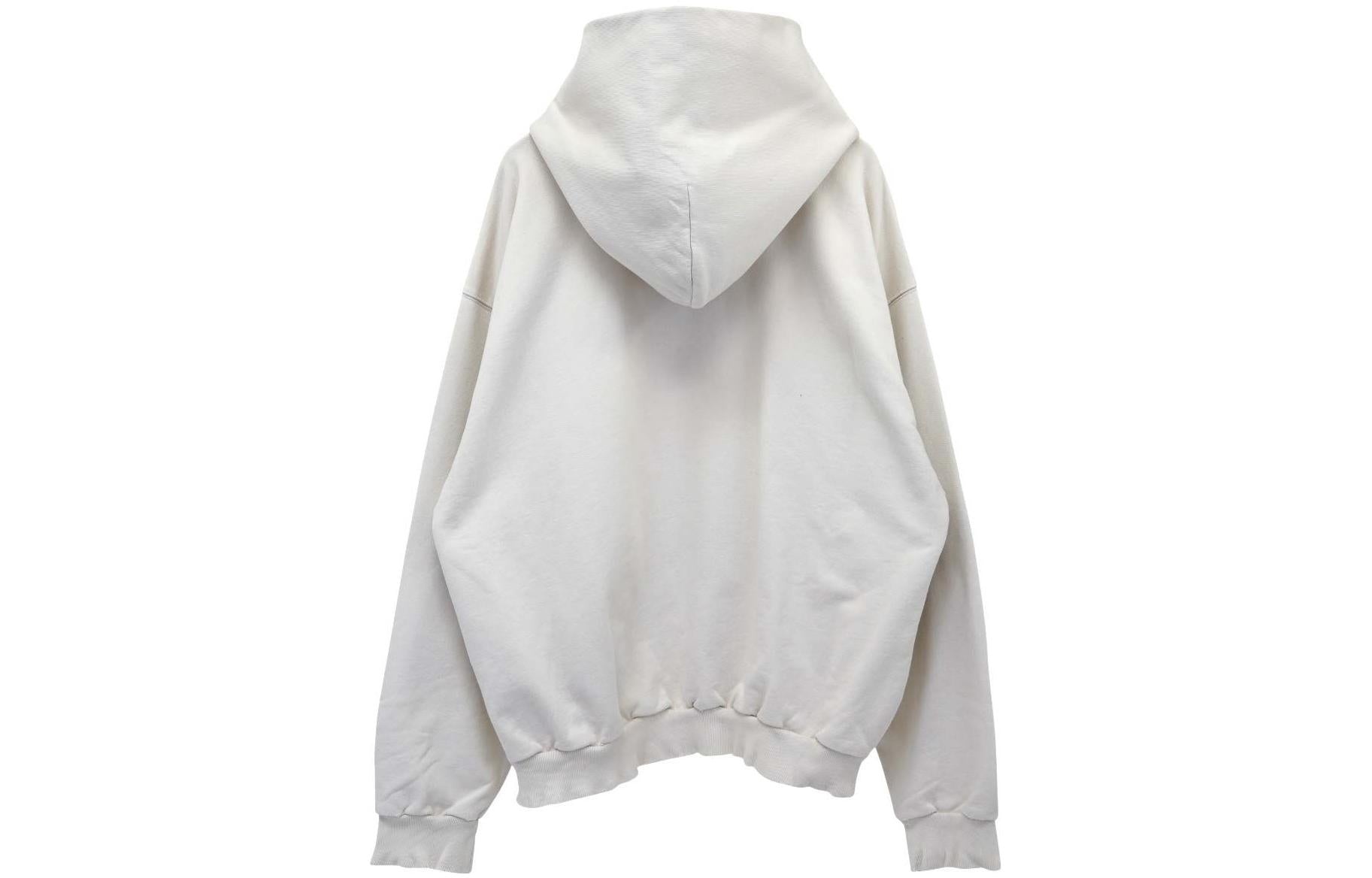 Balenciaga BB Be Different Popover Hoodie 'Ecru Black' 720426TNVB49784 - 2