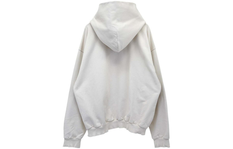 BALENCIAGA Balenciaga BB Be Different Popover Hoodie 'Ecru Black' 720426TNVB49784 outlook