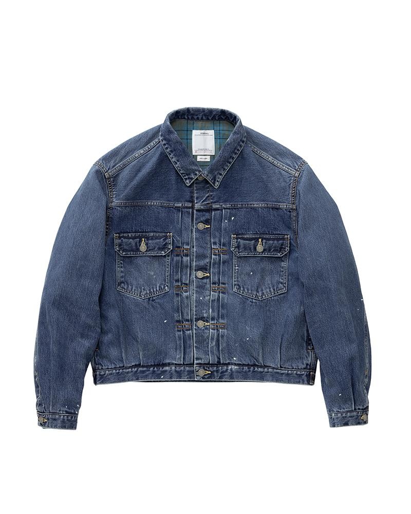 SS 101X JKT DMGD (CHECK) BLUE - 1