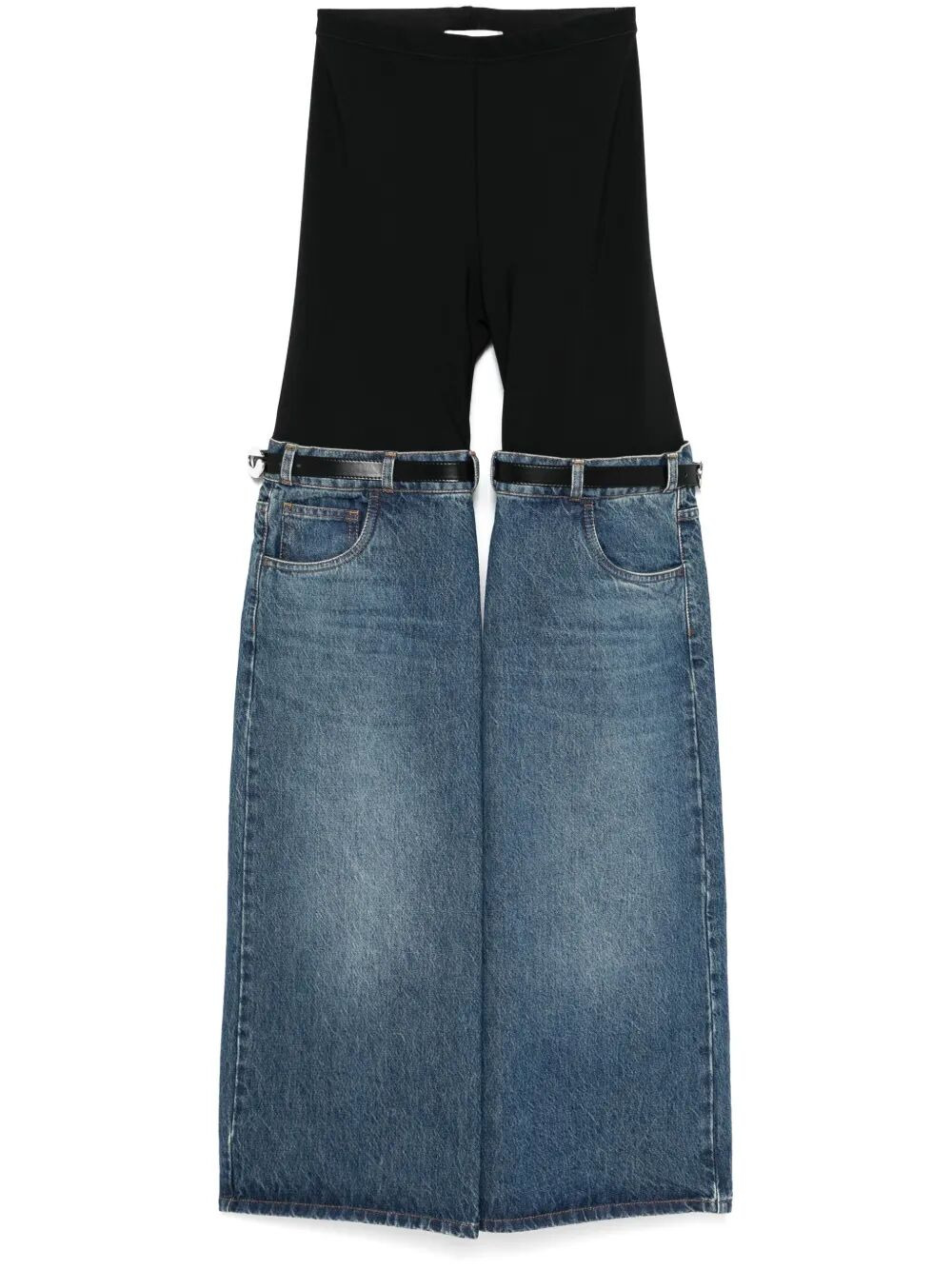 Coperni Women Hybrid Denim Trousers - 1