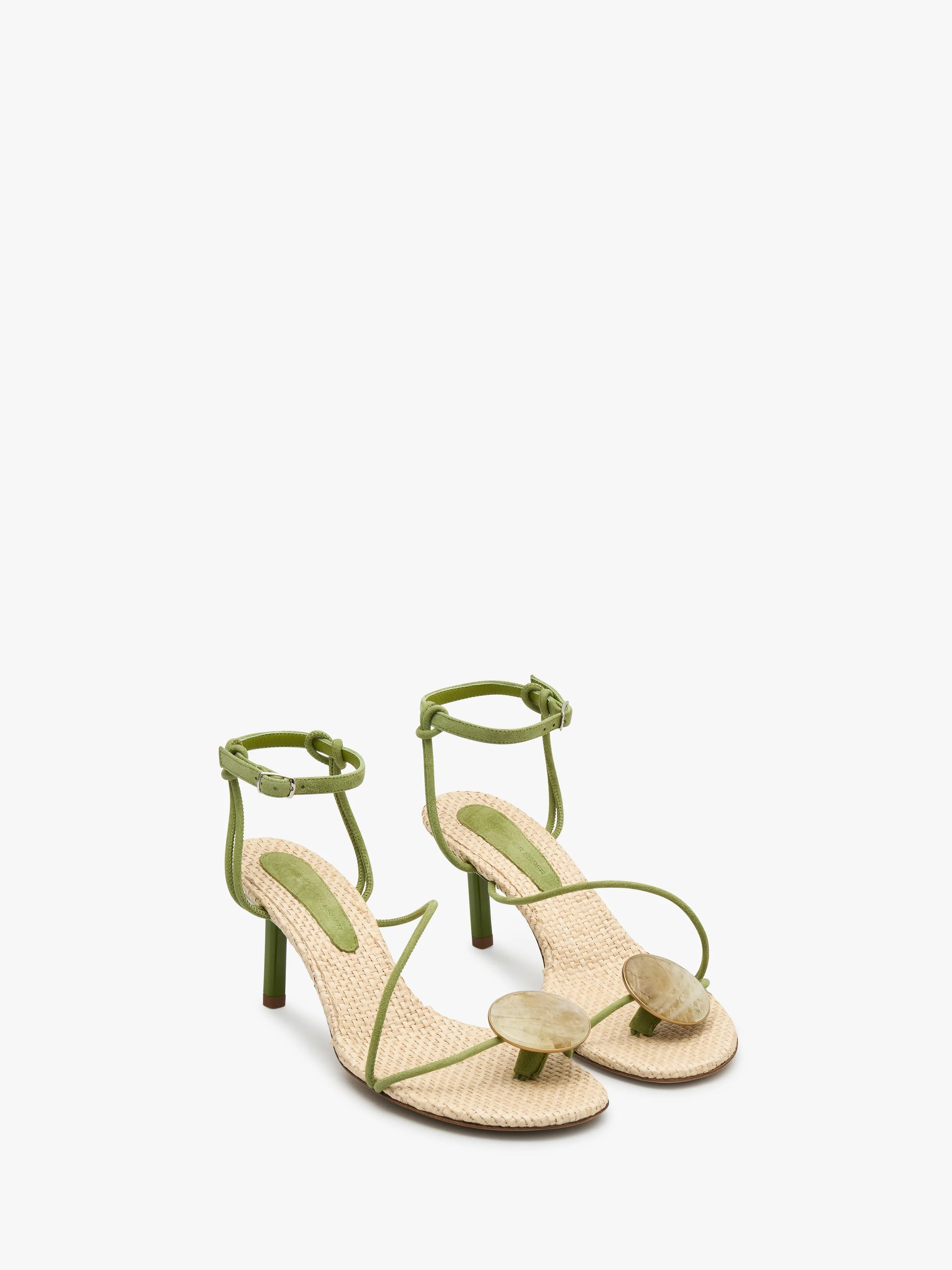 Doma Stoned Raffia Heel - 1