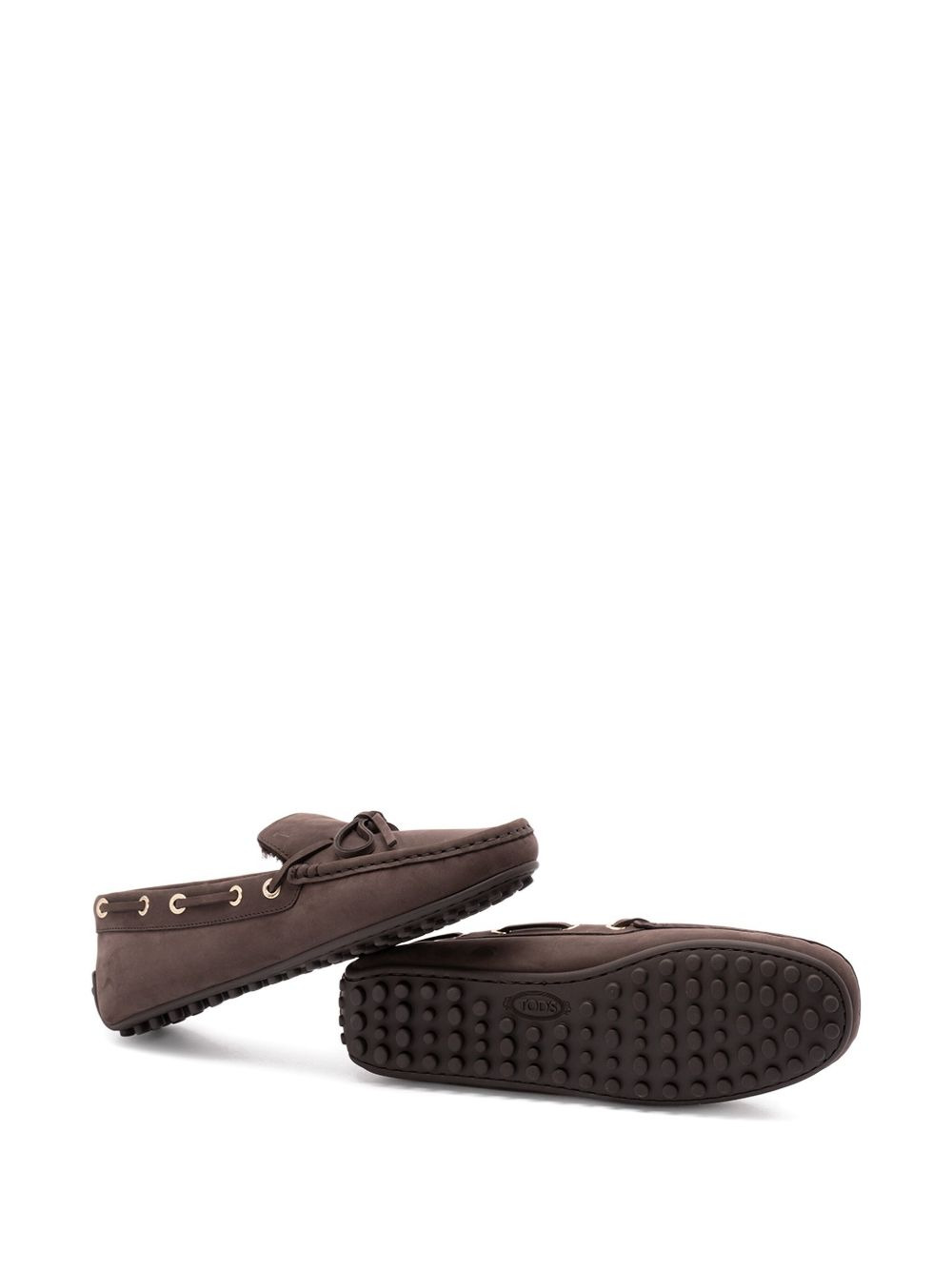 City Gommino tie-detail leather loafers - 5