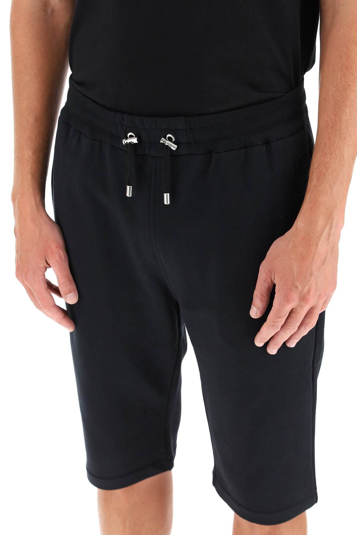 SWEATSHORTS WITH FLOCKED LOGO - 5