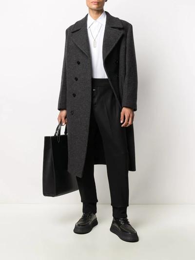 Jil Sander double breasted coat outlook