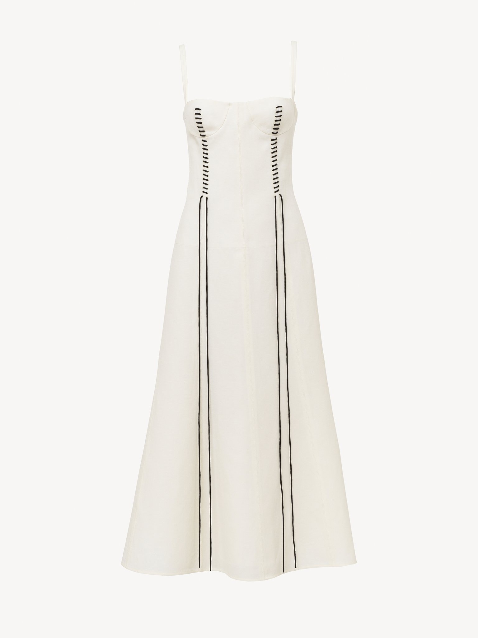 PINAFORE MIDI DRESS - 3