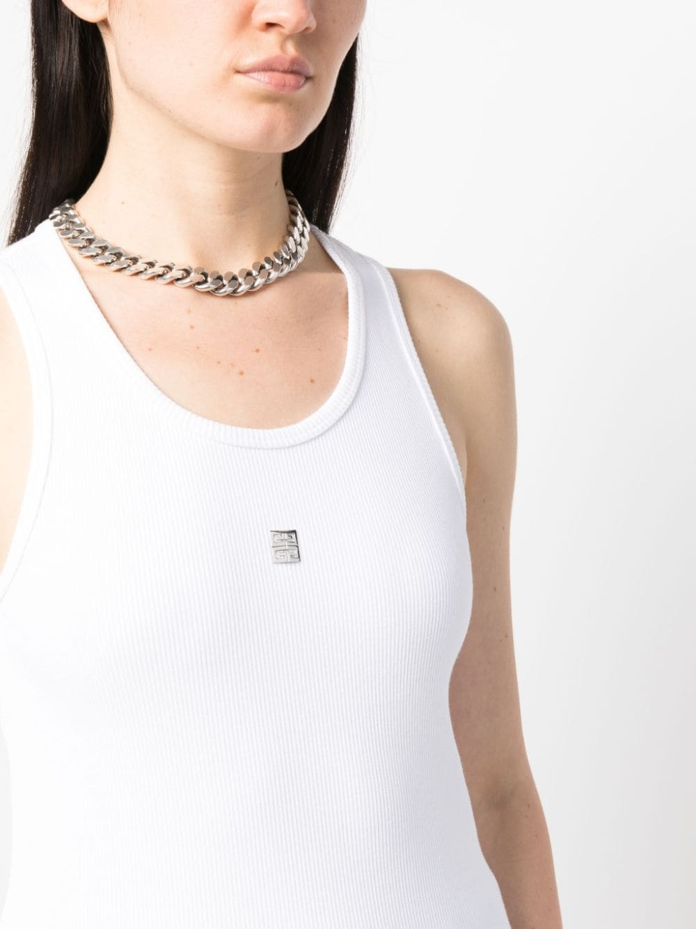4G-logo plaque sleeveless top - 5