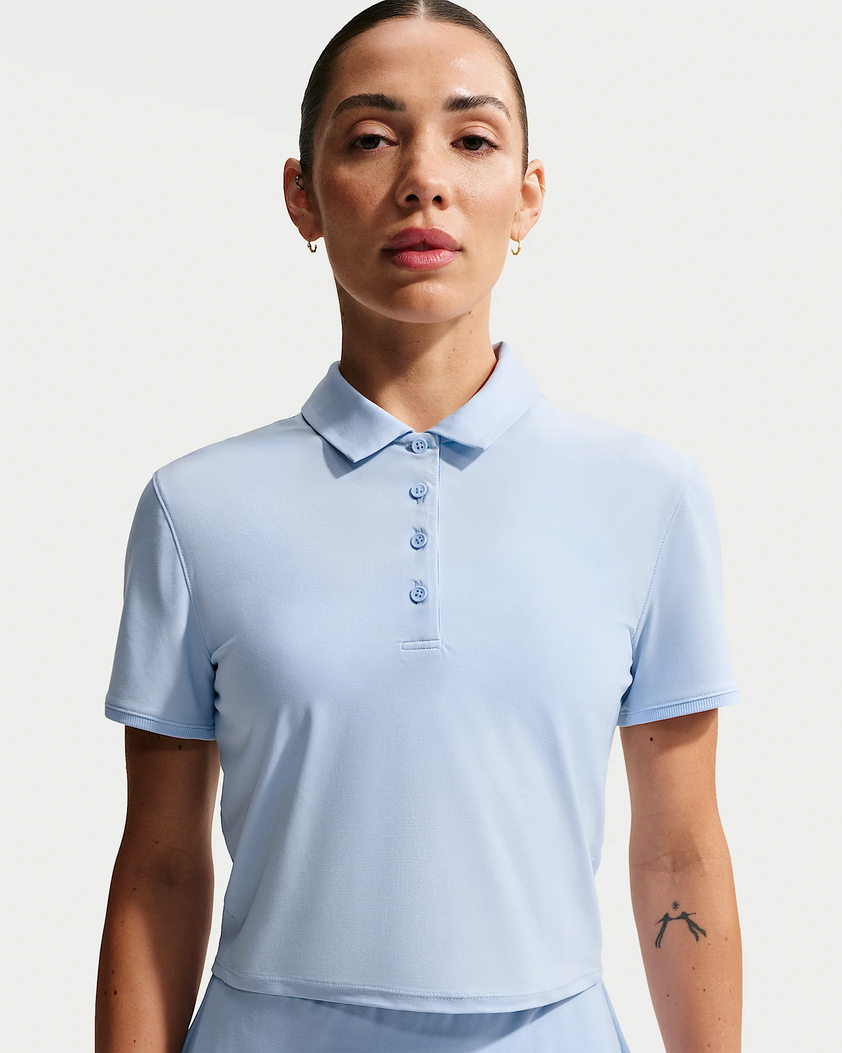 Nike Victory Women's Dri-FIT Short-Sleeve Cropped Golf Polo - 1