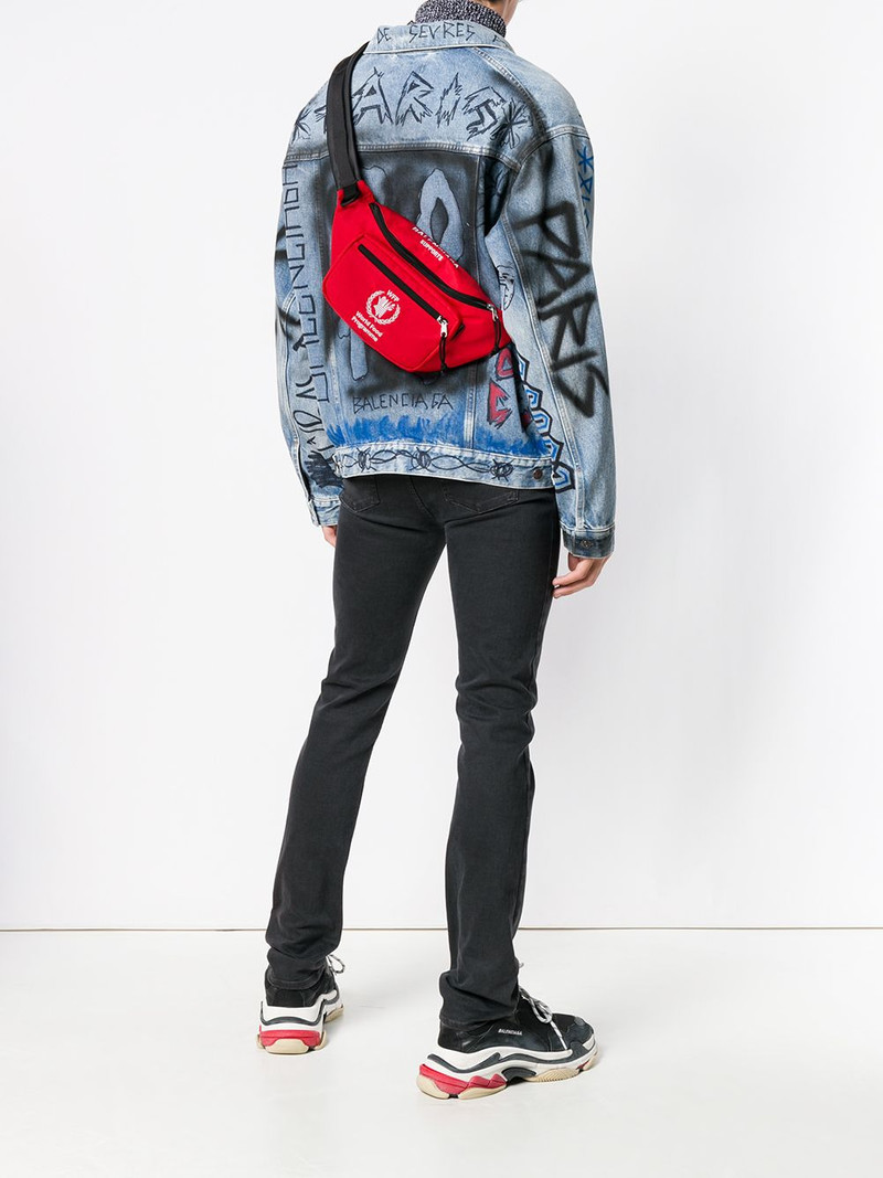BALENCIAGA World Food Programme waist bag outlook