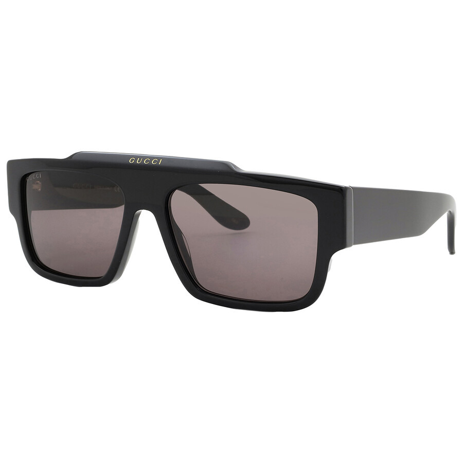 Gucci Grey Browline Men's Sunglasses GG1460S 001 56 - 3