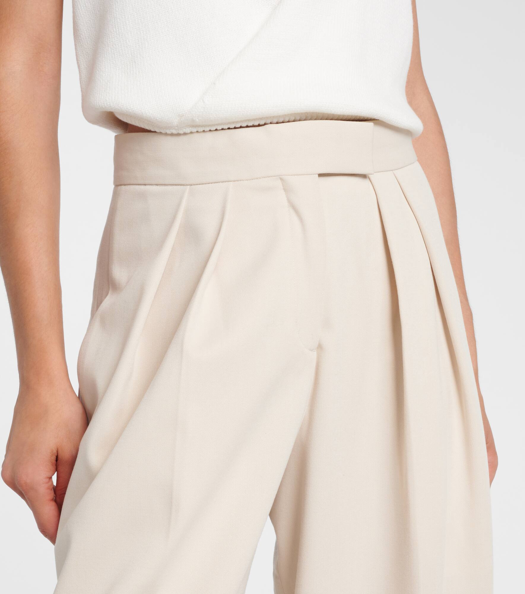 High-rise wide-leg pants - 4